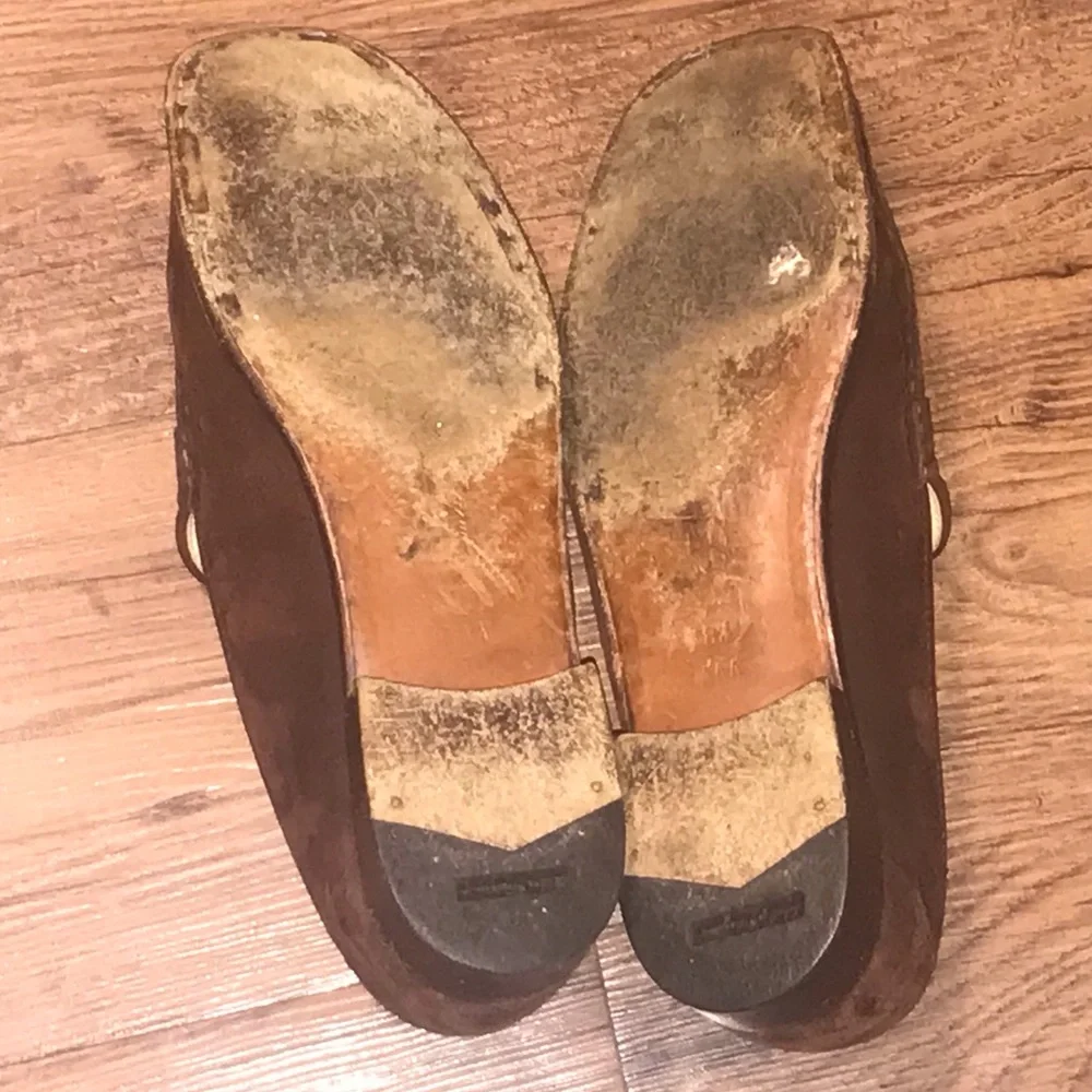 Salvatore Ferragamo Shoes Women’s Size 8.5 Women’s Brown Suede Loafers - Picture 8 of 12